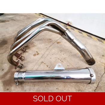 1983-86 Suzuki GS550E 4 into 1 Exhaust Head Pipes and Muffler
